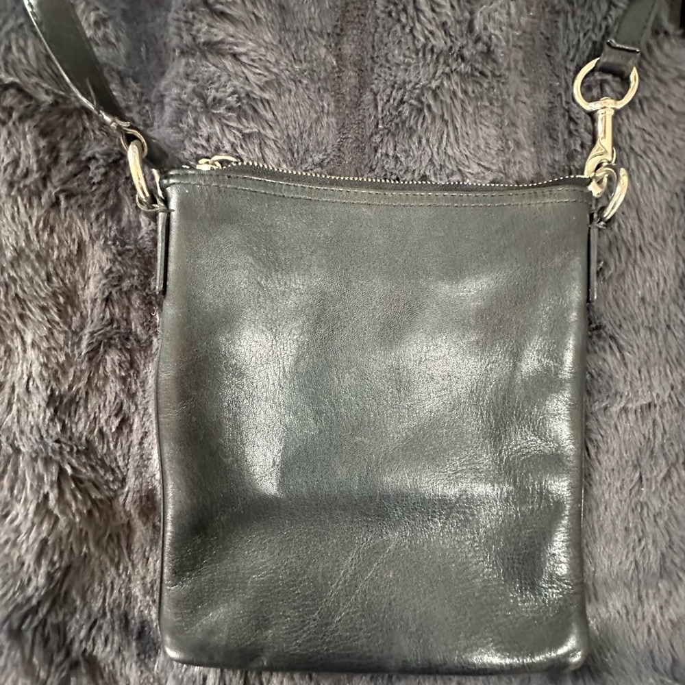 Coach Legacy Swingpack Crossbody in Black with Silver Hardware - Picture 4 of 13